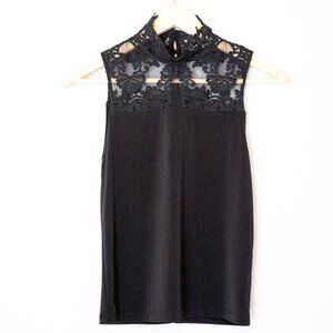 Alice + Olivia Black Lace Top - Size XS-S